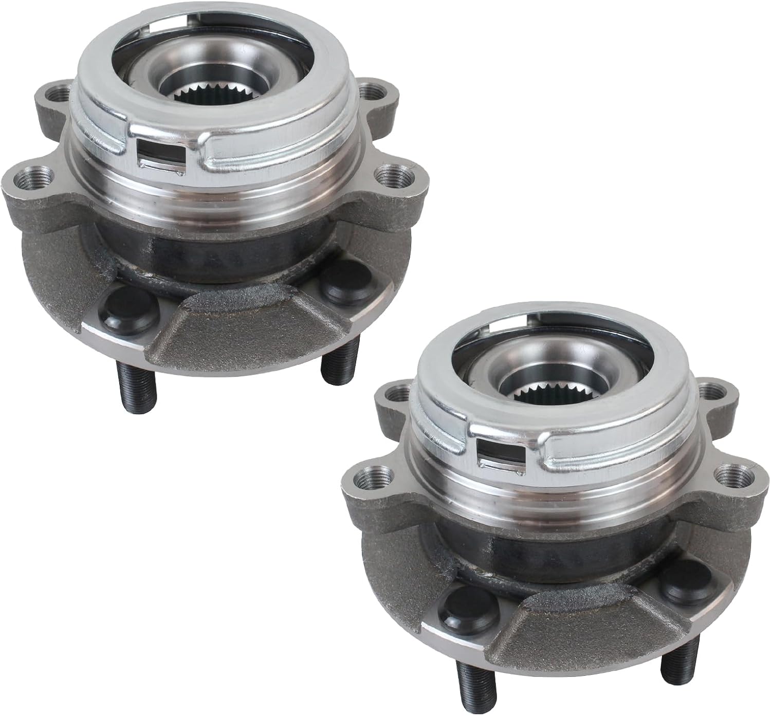 PAROD 2PCS 513296 Front Wheel Hub Bearing Assembly Fit for Nissan Murano 2009-18, Maxima 2009-21, Altima 2007-18, Infiniti QX60 2014-20, Quest 2011-17, JX35 2013, Pathfinder 2013-20, 5Lug