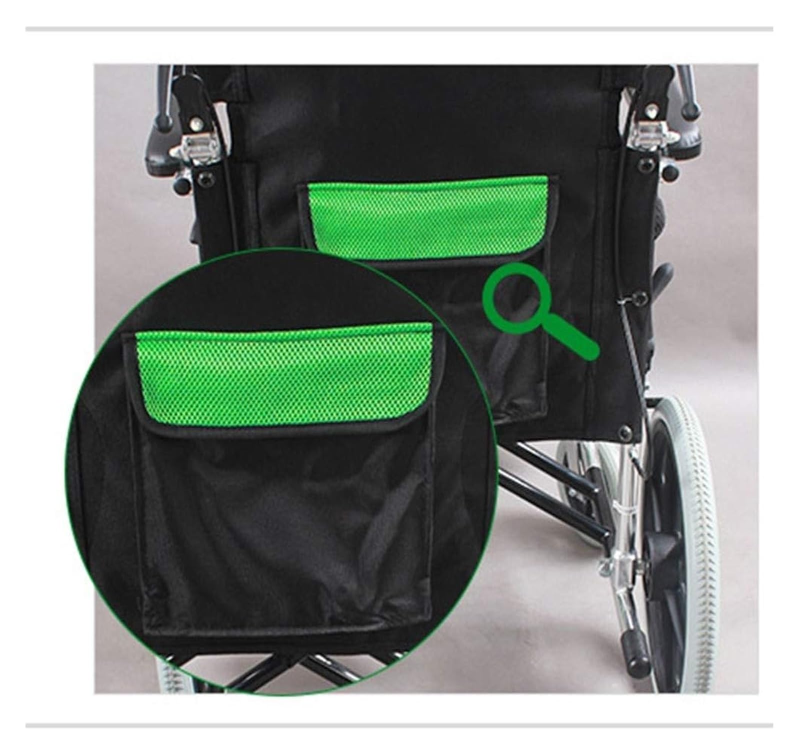 Carrozzine Pieghevoli Carrozzina Pieghevole Cuscino in Spugna Piccola rampa per Scooter Pieghevole in Lega di Alluminio per disabili Freno di Sicurezza Carrelli a Spinta