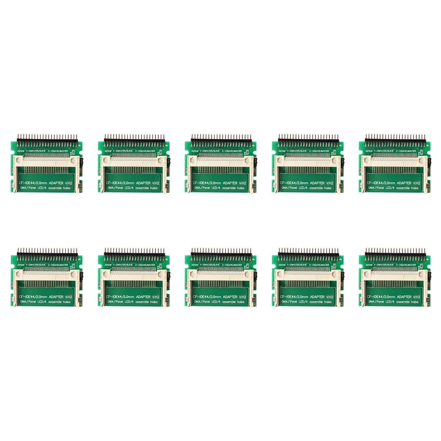 Bloepum 10X Pin-Bare Laptop 44-Pin Male IDE to Card Adapter