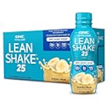 Lean Shake 25 Protein Shake, Clinically Proven Weight Management, Meal Replacement, 25g Protein with Zero Added Sugar, Ready To Drink, Banana Cream, Pack of 12