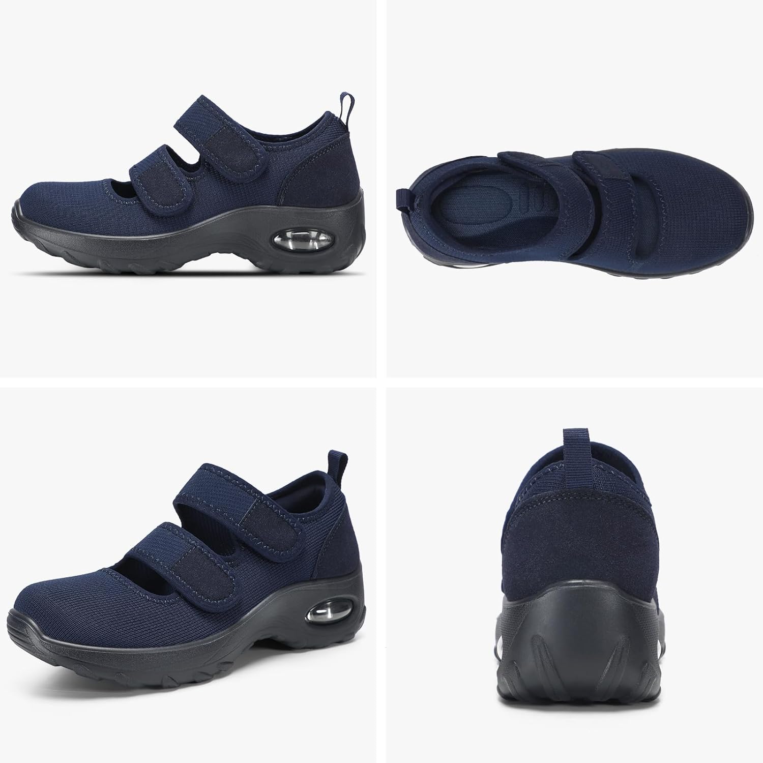 STQ Womens Walking Shoes Non Slip Orthopedic Shoes Adjustable Diabetic Shoes Comfort Mary Jane Shoe - Image 8