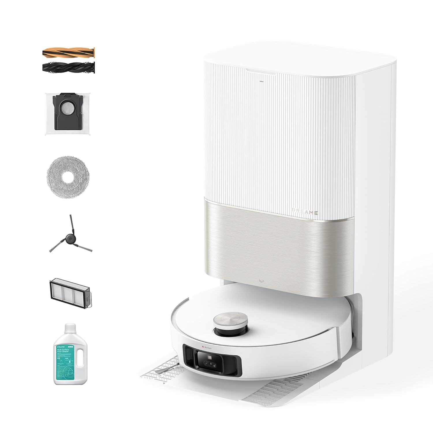 DREAME X50 Ultra Complete Robot Vacuum and Mop with Auto-Empty and Mop Self-Cleaning 20 000Pa Suction Obstacle Avoidance