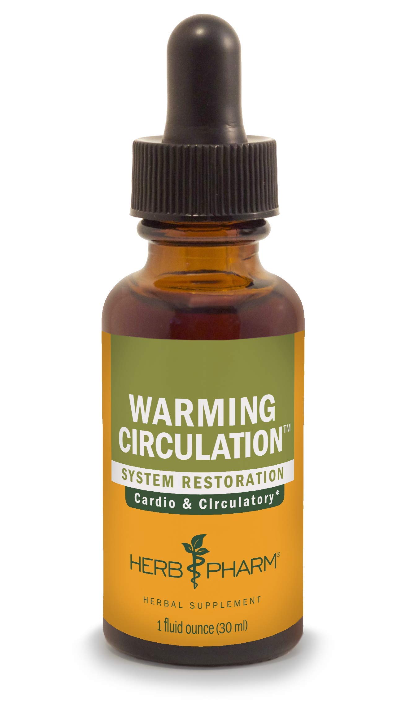 Herb Pharm Warming Circulation Liquid Herbal Formula for Cardiovascular and Circulatory Support, 1 Oz 1 Fl Oz (Pack of 1)