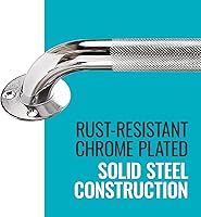 Vista 6 de DMI Barras de agarre texturizadas, barras de agarre para discapacitados para baño, rieles de ducha, barra de agarre para discapacitados y ancianos