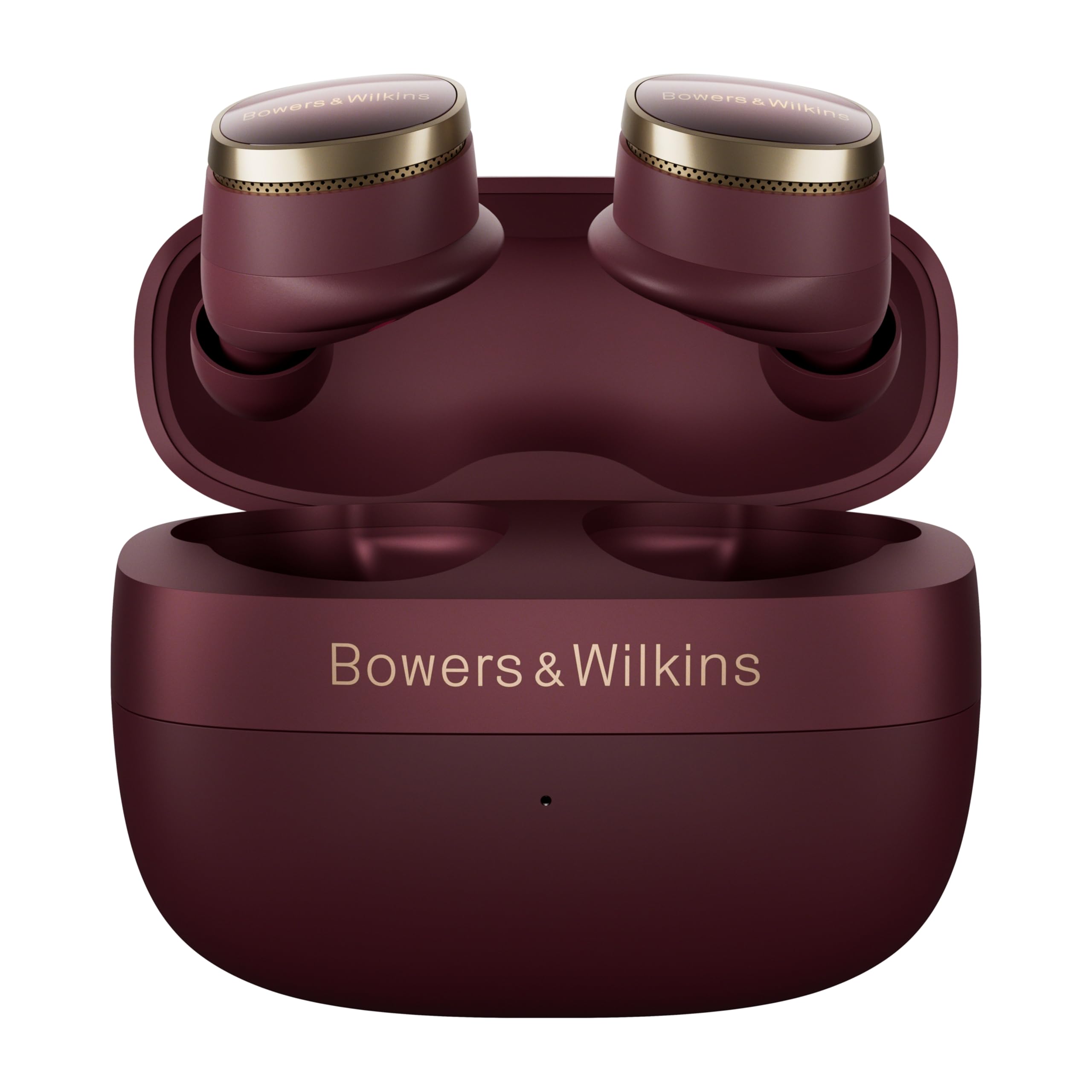 Bowers & Wilkins Pi8 Auriculares Inalámbricos True Wireless, Alta Resolución 24 bits, aptX Lossless, ANC y Micrófonos Integrados - Dark Burgundy