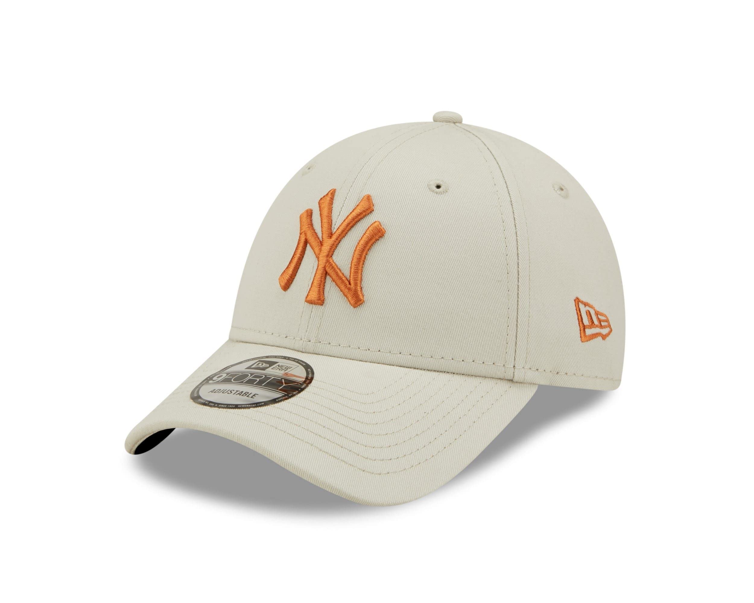 New Era MLB Basecap Yankees 9Forty Strapback Kappe verstellbar Beige - One-Size