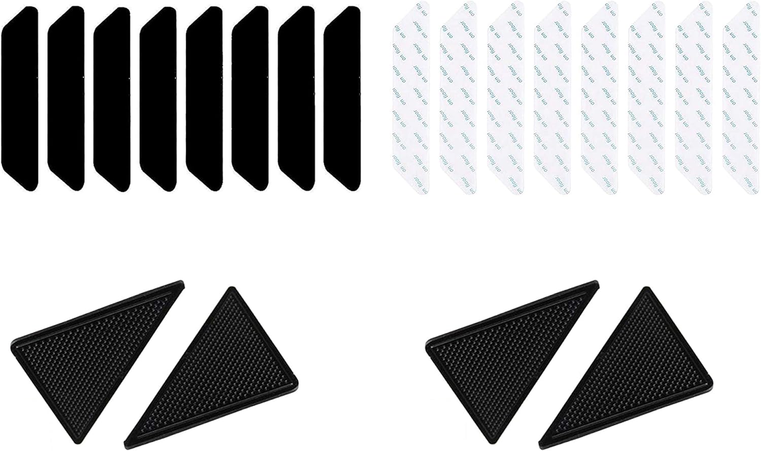 rosepartyh Rug Gripper for Wooden Laminate Floors 20 Pcs Stop Rugs