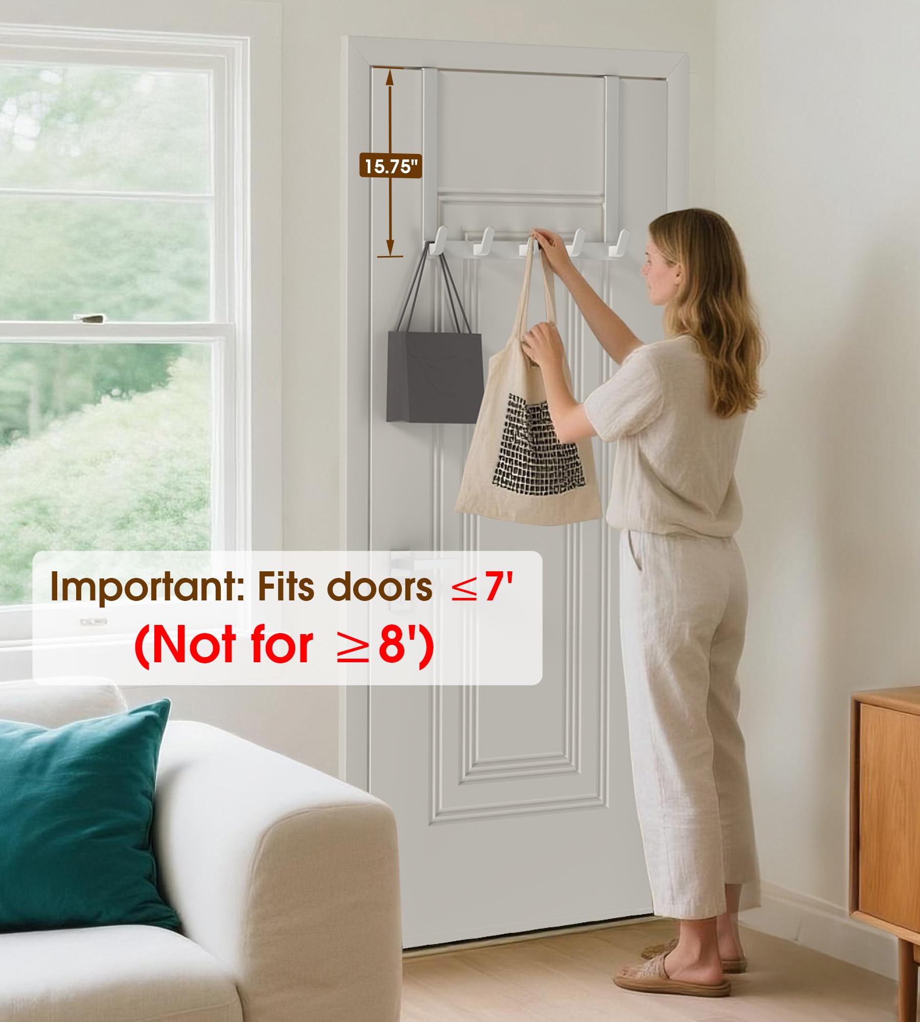 Over-the-Door Hooks - Maximize Storage Space -2
