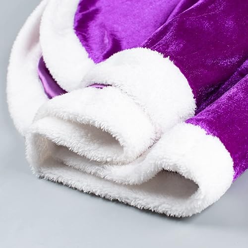 Vista 5 de Party Chili Fur Princess Hooded Cape Cloaks Costume for Girls Dress Up