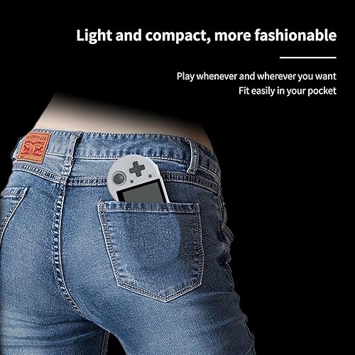 Vista 4 de RG351P Consola de juegos portátil RG351P consola de juegos retro consola de juegos portátil 3.5 pulgadas IPS pantalla doble 3D Rocker soporta