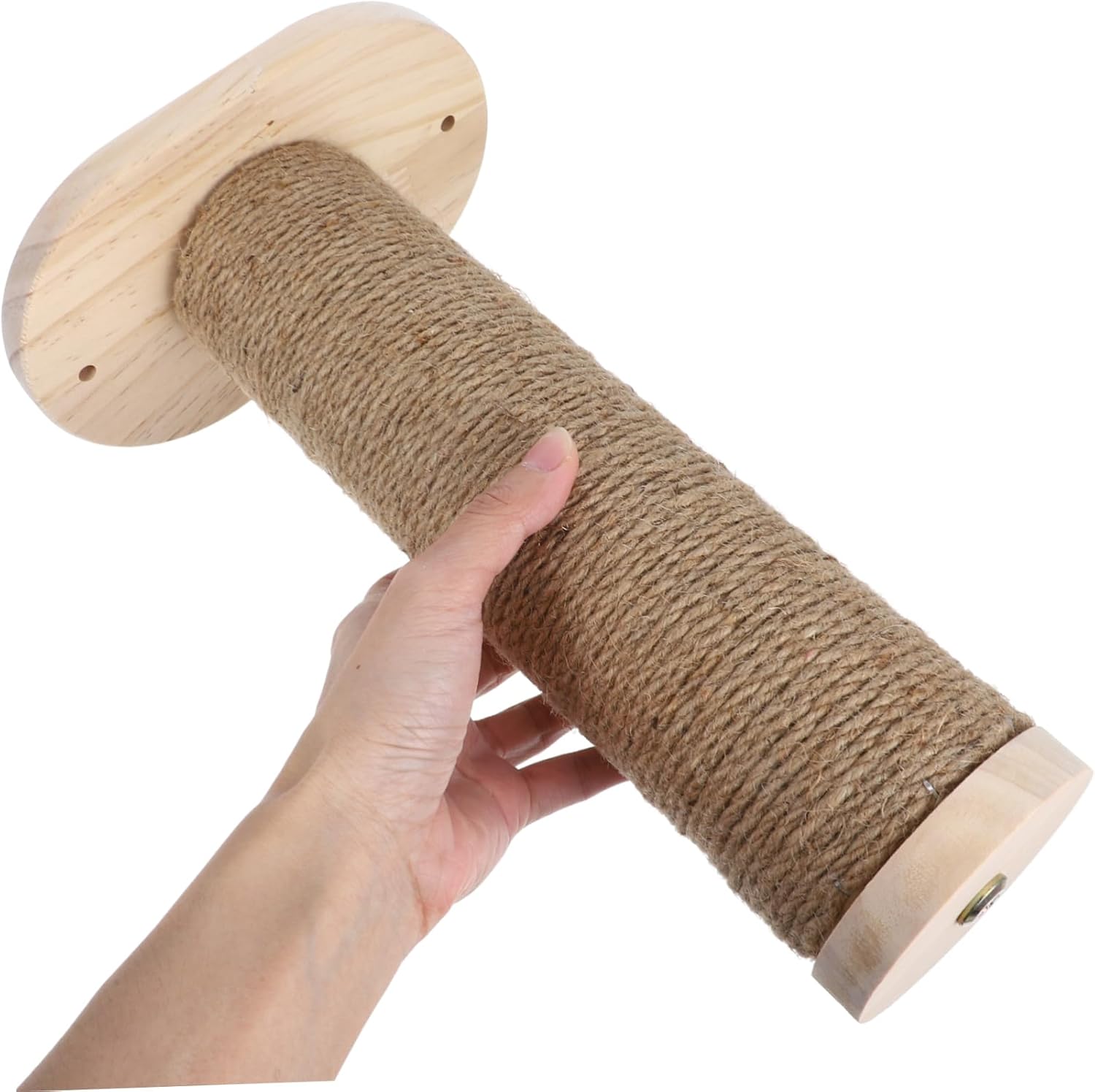 Happyyami 2pcs Wood Cat Wall Steps Sturdy Cat Climber Resting Platform Furniture Climbing Shelves