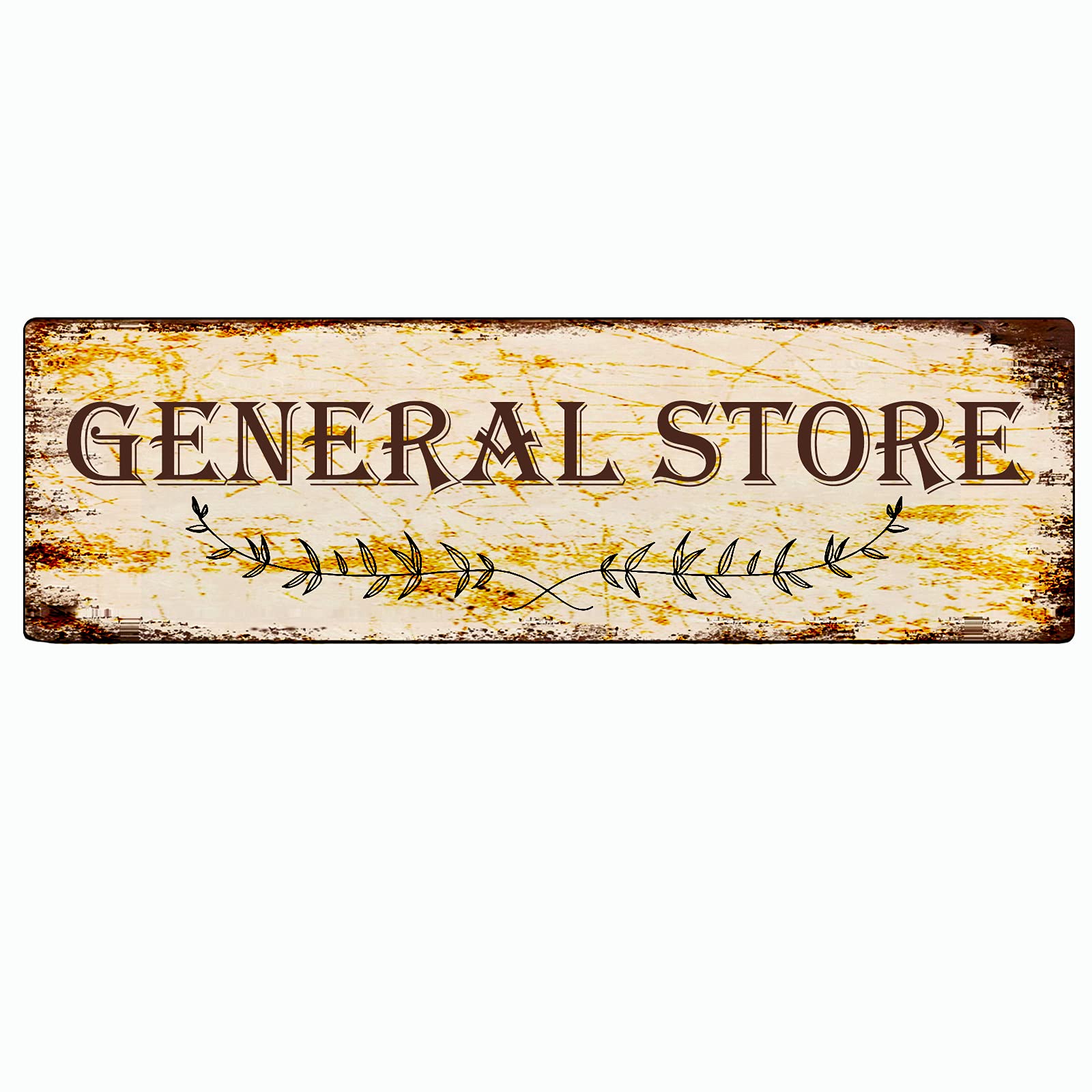 DTHNKL Metal Sign General Store Vintage Retro Tin Aluminum Sign - Kitchen Home Garden Wall Bar Cafe Decor 4x16 inch
