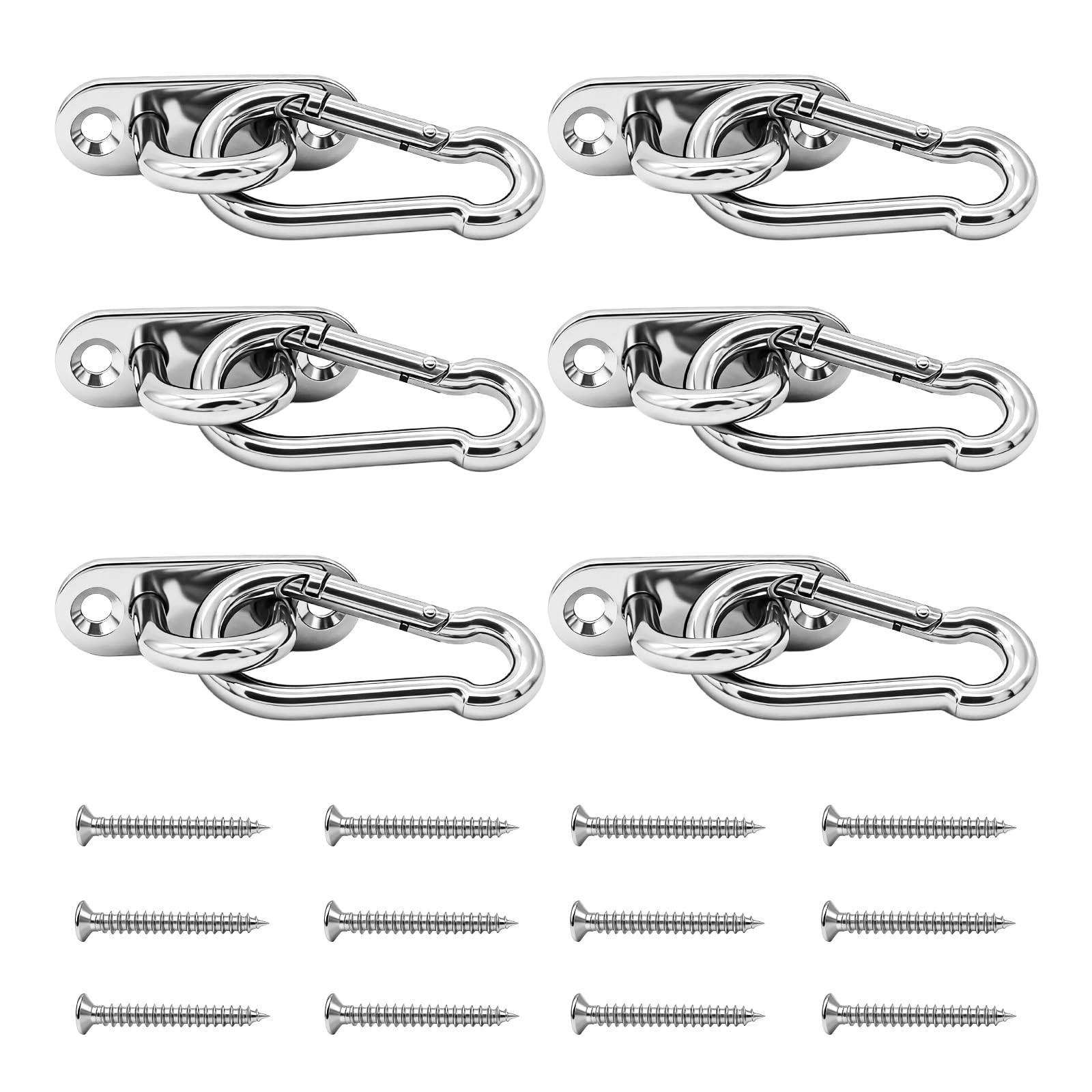 Stainless Steel Pad Eye Hooks - Heavy Duty & Rust-Proof -2
