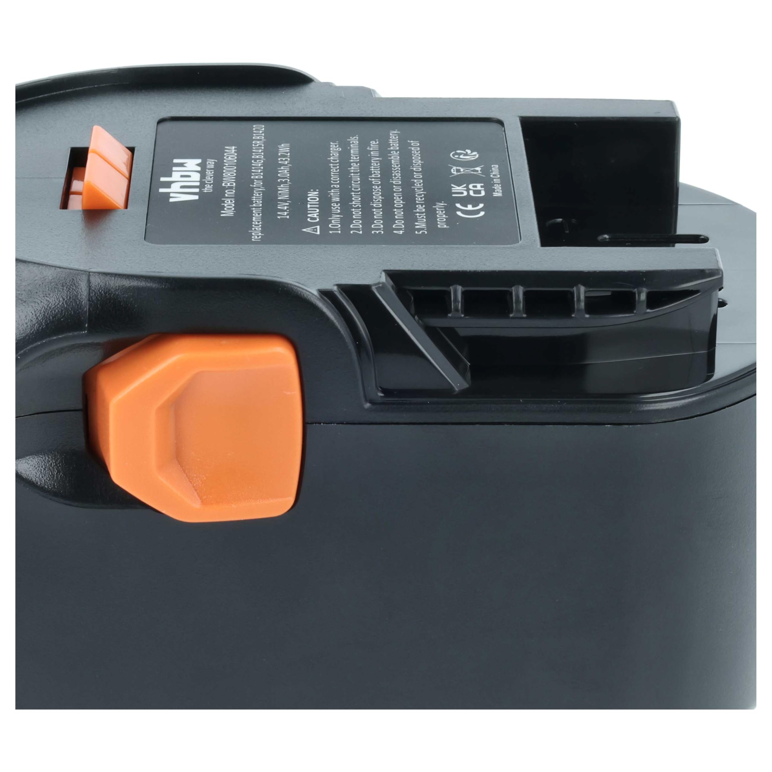 vhbw 3 x akumulator zamienny do Würth 0700980420, 0700980425 do narzędzi (3000 mAh, NiMH, 14,4 V)