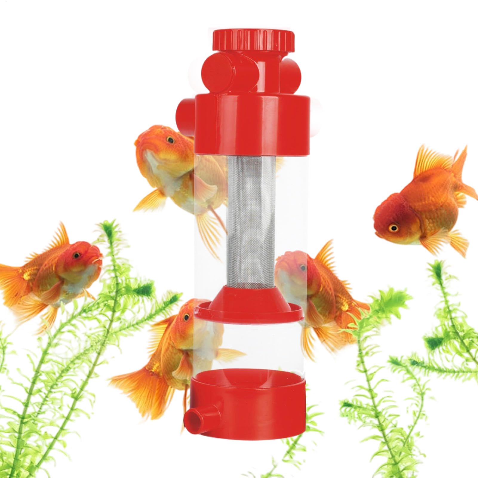 Recolector De Excrementos De Pescado Separador Filtro de Excrementos para | Separador Externo, Herramienta De Limpieza Para Mantenimiento De Acuarios De Cría