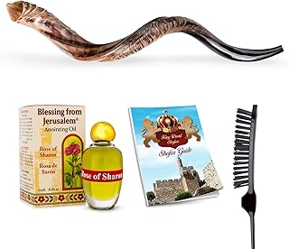 Shofar Horn Instrument â€“ Shofar Angels Musical Instrument â€“ Horn Gift from Israel â€“ Kosher Jewish Shofar â€“ Traditional Holy Instrument for Jewish â€“ Traditional Israeli Horn - Half polished (20