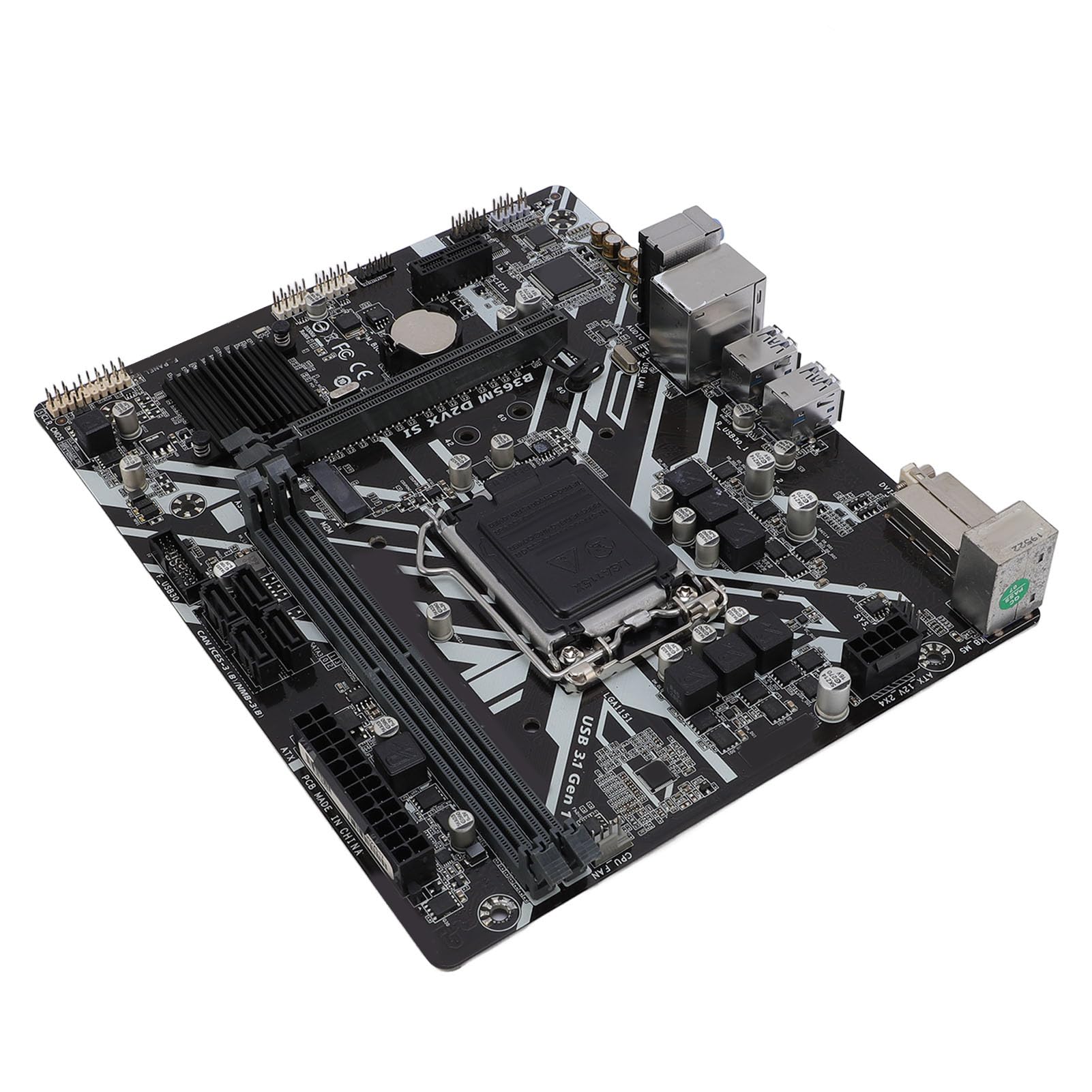 Płyta Główna z dwukanałową pamięcią DDR4 Obsługuje Gniazdo LGA 1151 Socket 9. 8. Generacji, dla Core I9 I7 I5 I3, dla Pentium, dla Celeron z siecią GbE LAN, Układ Dźwiękowy