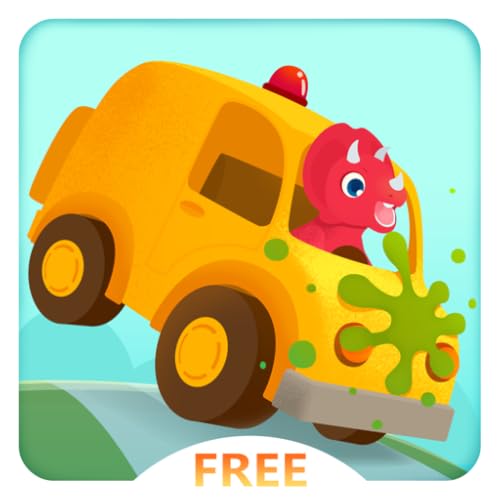 Dinosaur Car - Racing Simulator Games for Kids