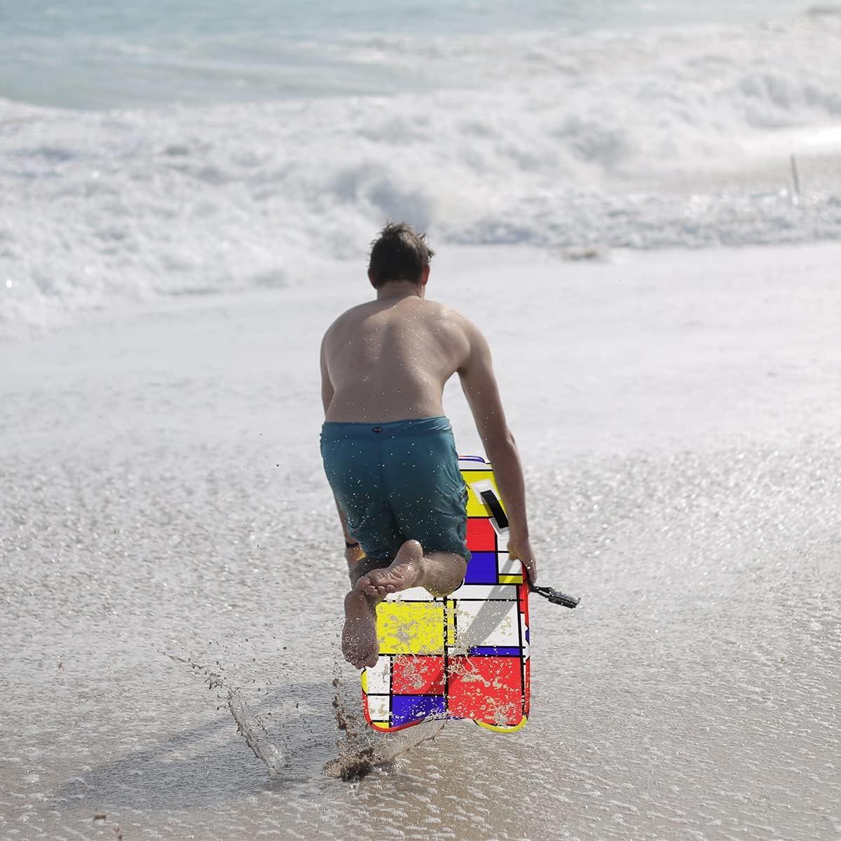 Tragbares aufblasbares Bodyboard, 106,7 cm, mit SUP-Technologie, solide und stabile Plattform und Auftrieb für Erwachsene oder Teenager
