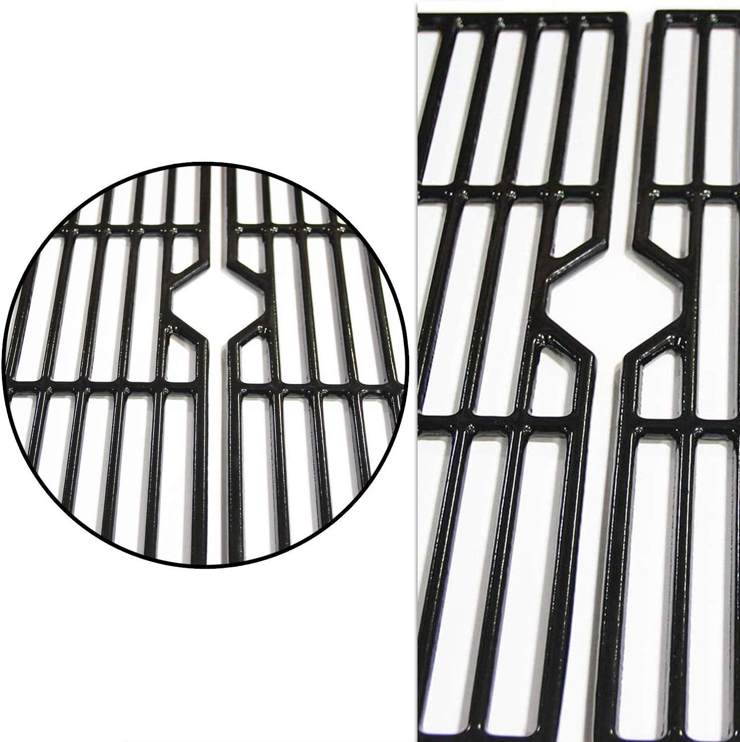 Hongso 16 15/16" Porcelain Coated Cast Iron Grill Grates Cooking Grid Replacement for Charbroil Advantage 463343015, 463344116, Kenmore, Broil King Gas Grill, G467-0002-W1, 3-Pack, (PCF123). : Patio, Lawn & Garden