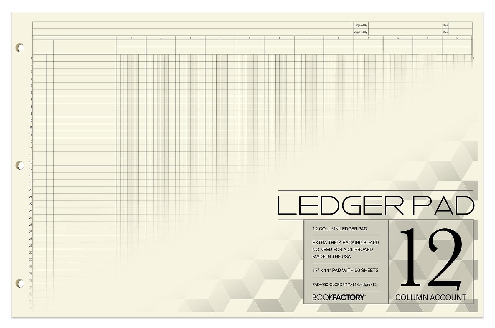 BookFactory Ledger Pad
