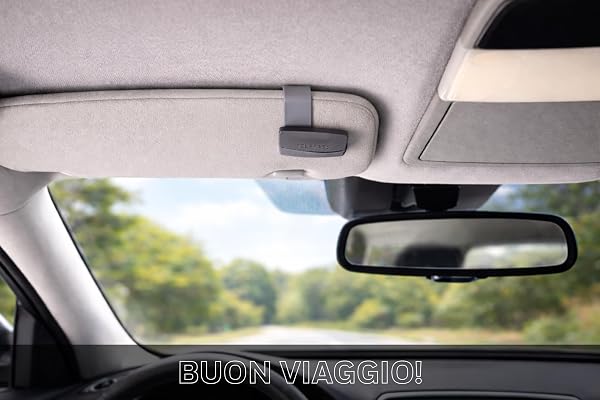 Ricreo Clip Aletta Parasole per Telepass – Supporto Auto per Tessera Telepedaggio, Compatibile con Telepass e per MooneyGo Fino al 2023, Clip di Ricambio per Dispositivi Telepedaggio Auto - 4