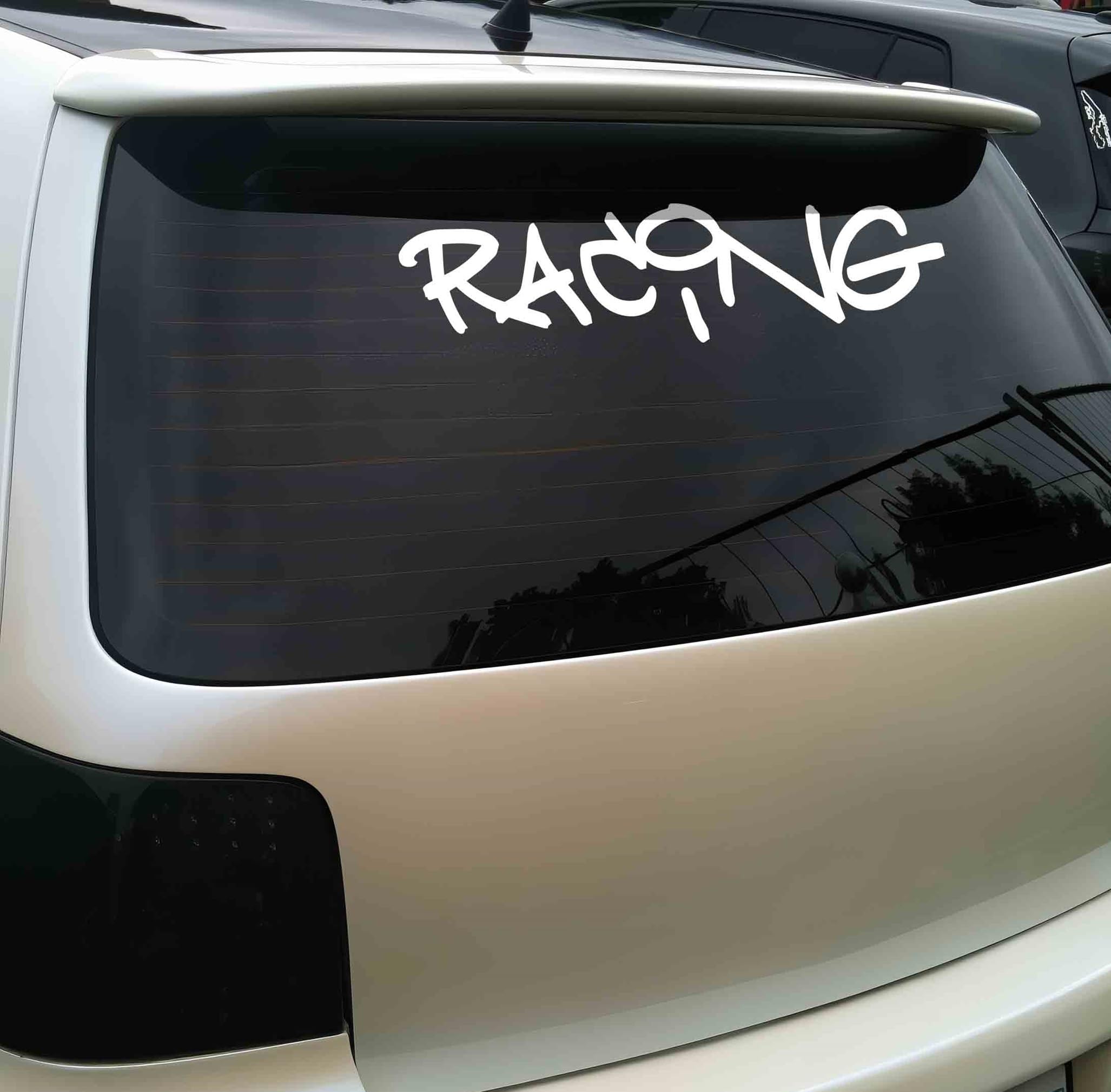 Adesivi personalizzati per auto e moto – Adesivo tuning racing scritta nome – Sticker decorativi impermeabili con testo personalizzato