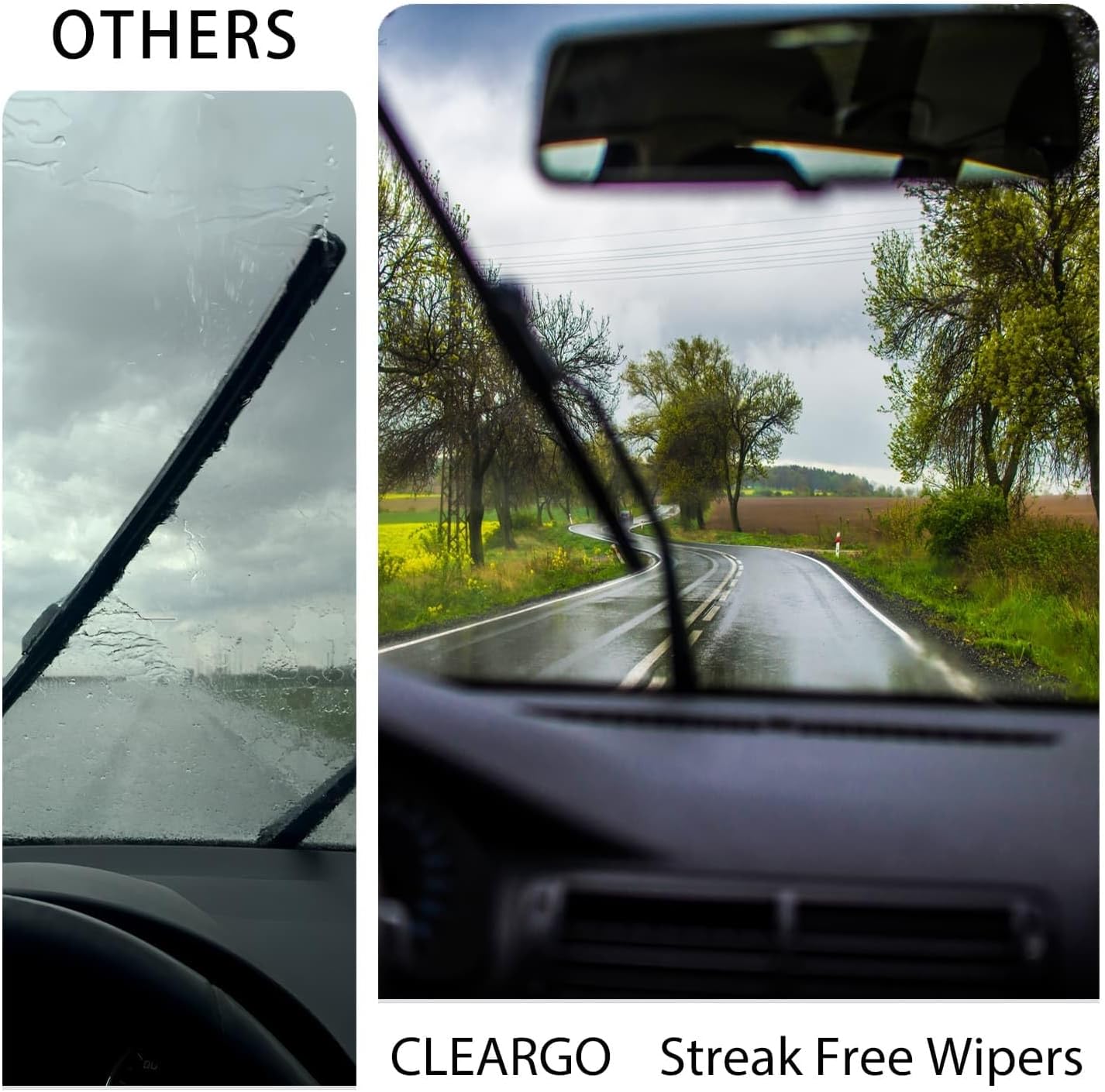 Windshield Wiper Blades for Chevy Trailblazer 2022 2023 2024 2025 - Complete Set Front & Rear (24"+18"+11") Premium Beam Wipers