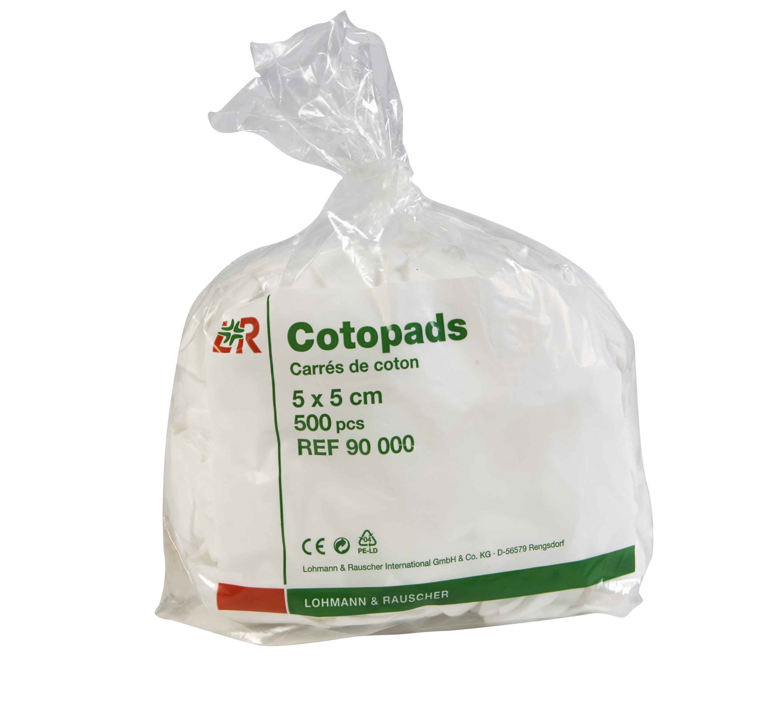 COTOPAD CARRES DE COTON 5X5CM