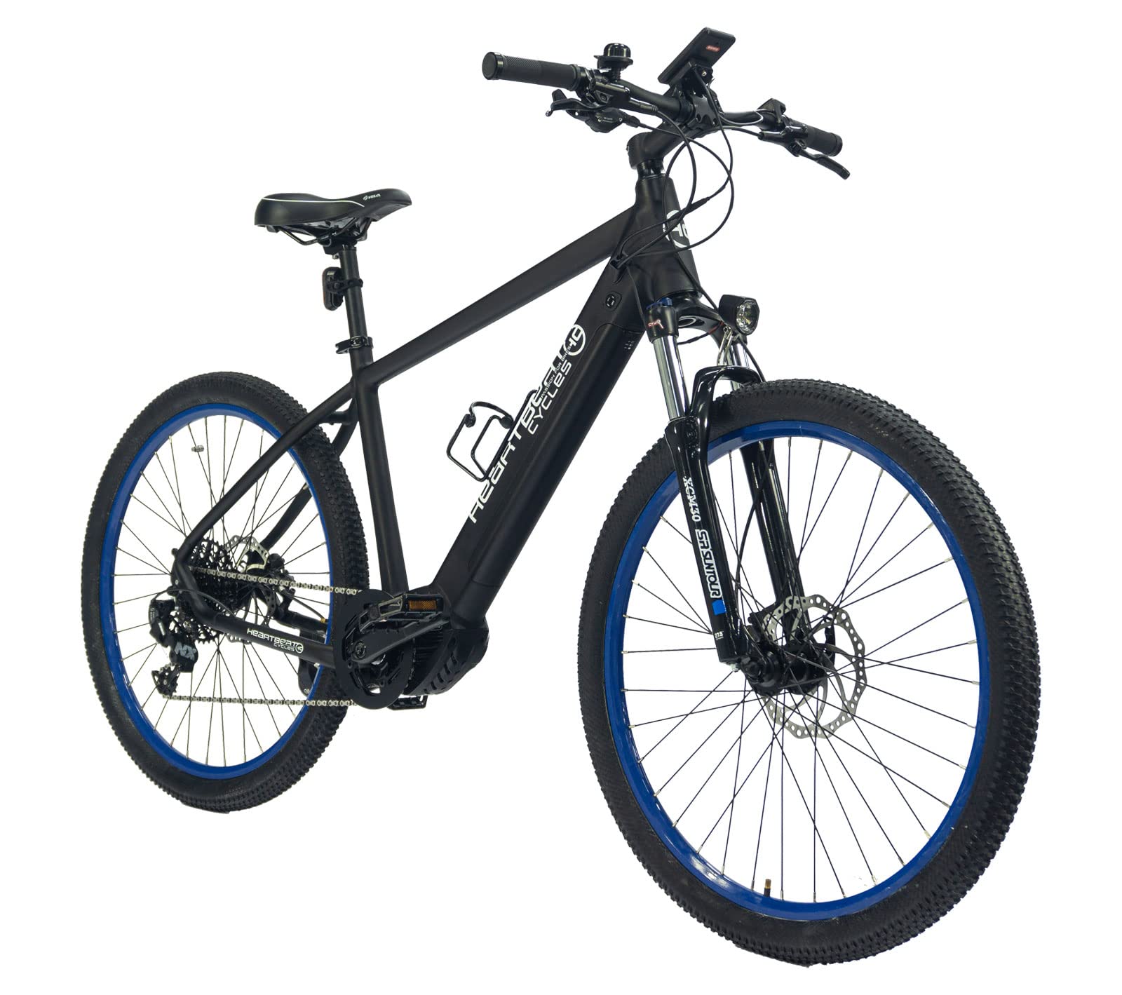 Vélo électrique VTT • Moteur Bafang puissant • Dérailleur • Freins à disque • VTT électrique • Pedelec avec batterie Samsung • Vélo électrique pour homme et femme