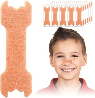 30Pcs Small Size Kids Nose Strips, Extra Strength Nasal Strips for Kids, Girls Breathing Strip for Snoring, Sleeping Tape Anti Snoring Solution Nose Tape for Children