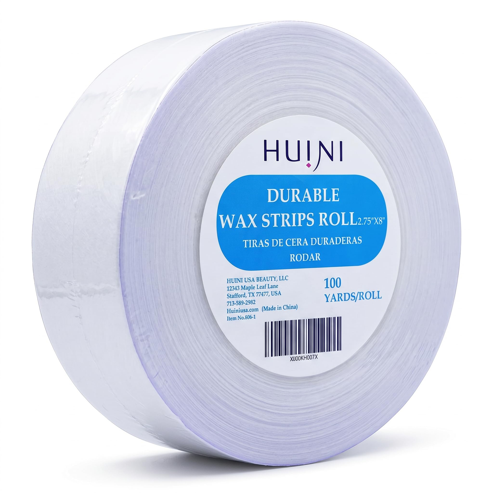 Huini Non-Woven Epilating Roll, White, 2.75 in x 100 yd, Wax Strips