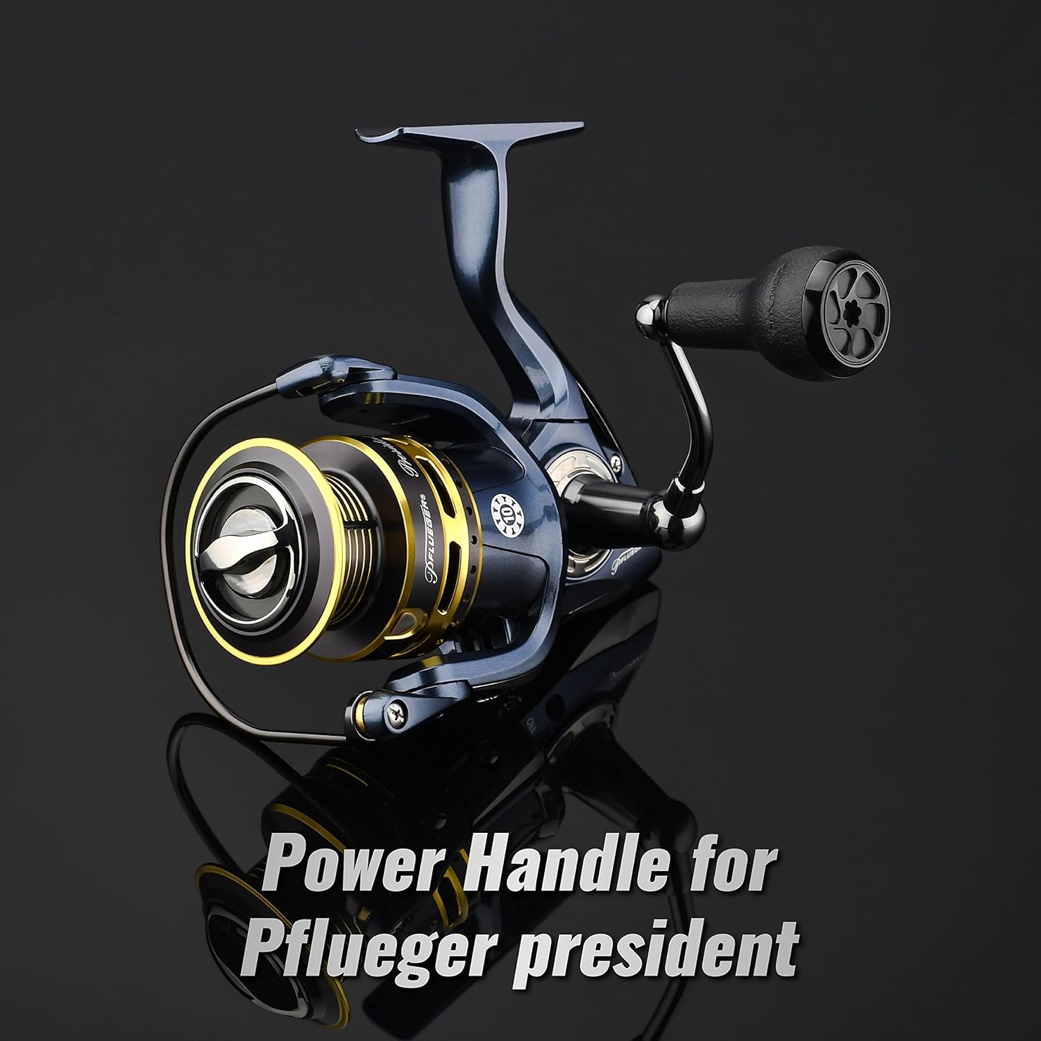 GOMEXUS Power Handle for Pflueger President Spinning Reels (Not for President Lock Type)