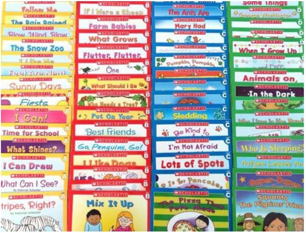 60 Easy Phonics Leveled A B C D Gurided Readers Kindergarten Learn to Read LOT - Complete Learn to Read Set