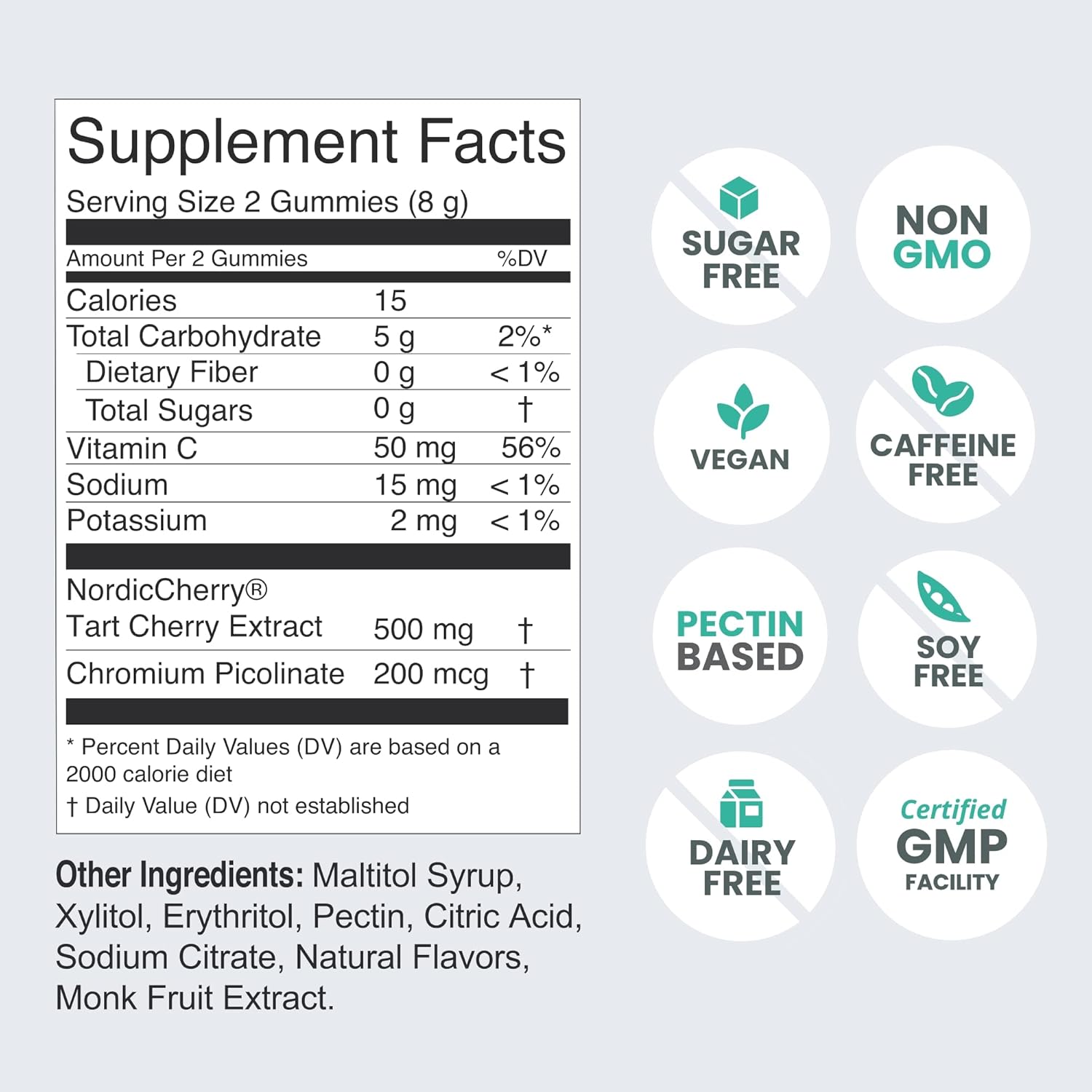 HumanN Tart Cherry Gummies & Memory + Focus : Health & Household