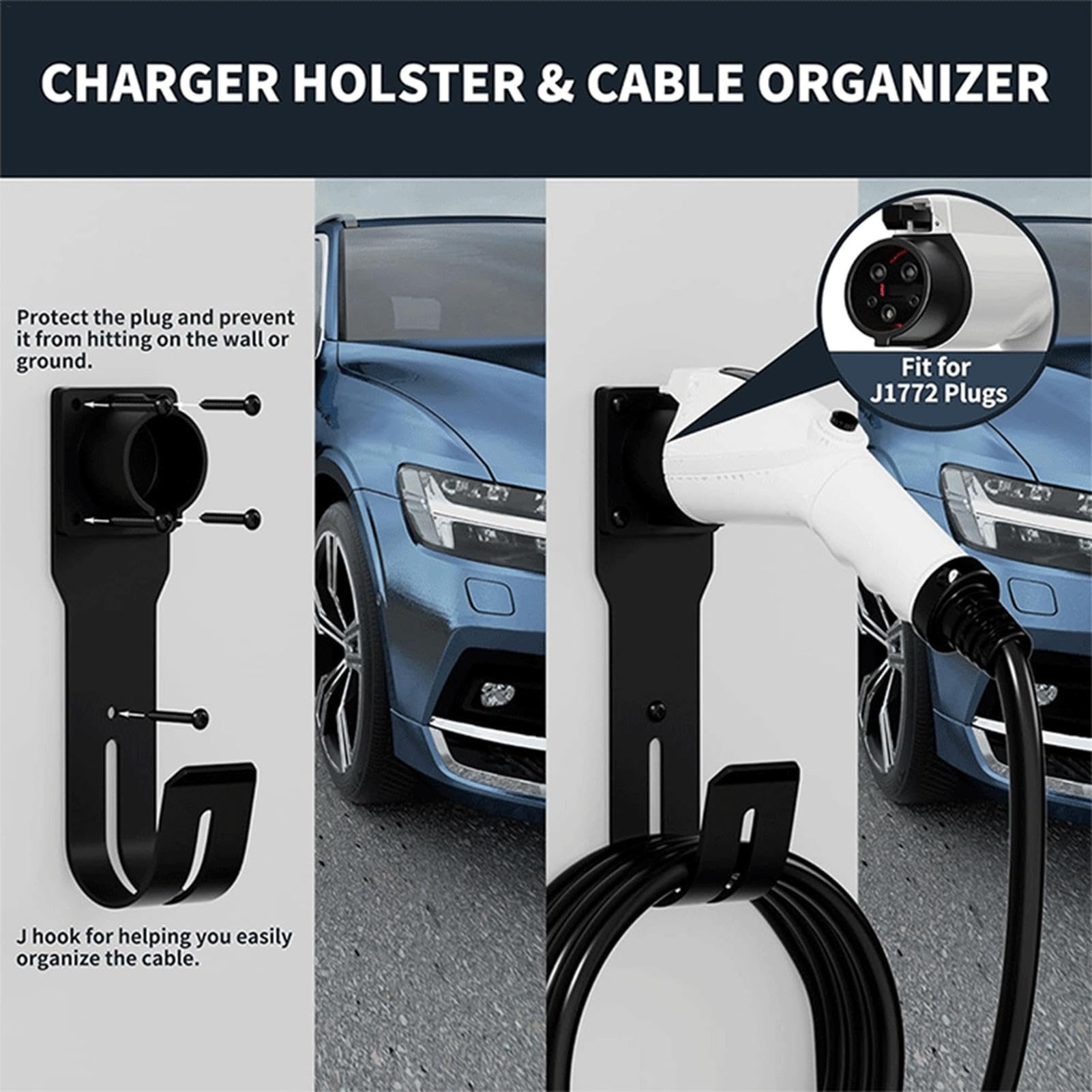 Amazon.co.jp: 壁 掛 け 式Ev充 電 器 ホ ル ダ ー | 電 気 自 動 車