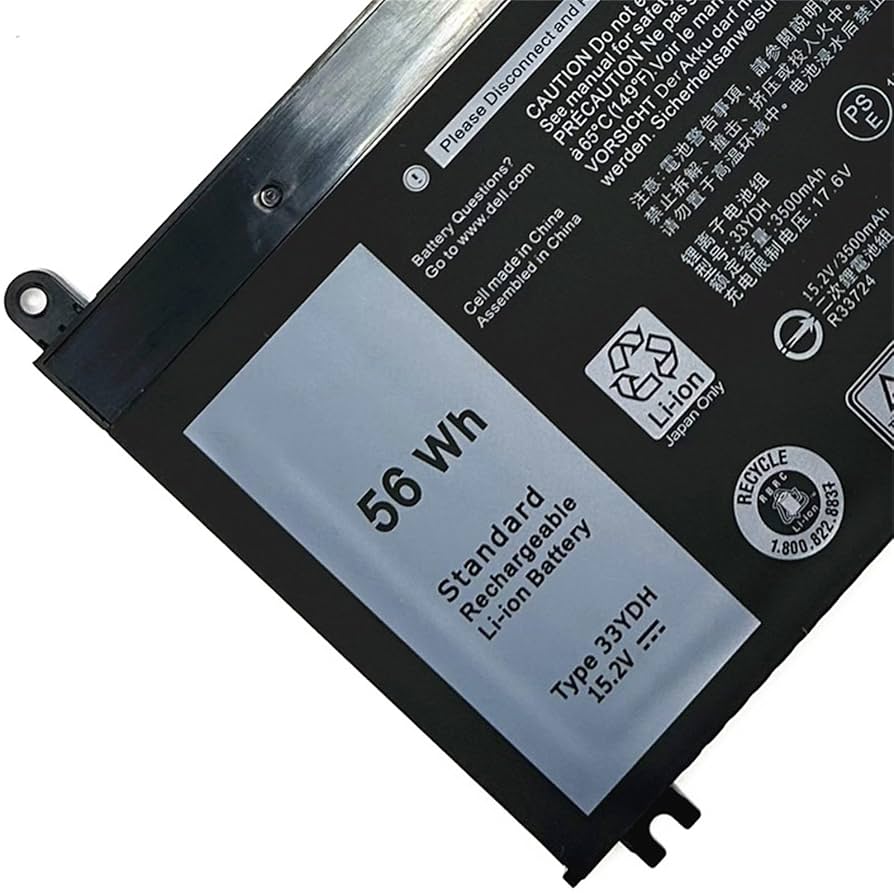 Amazon.co.jp: 33YDH 互換用バッテリー 適用される For Dell