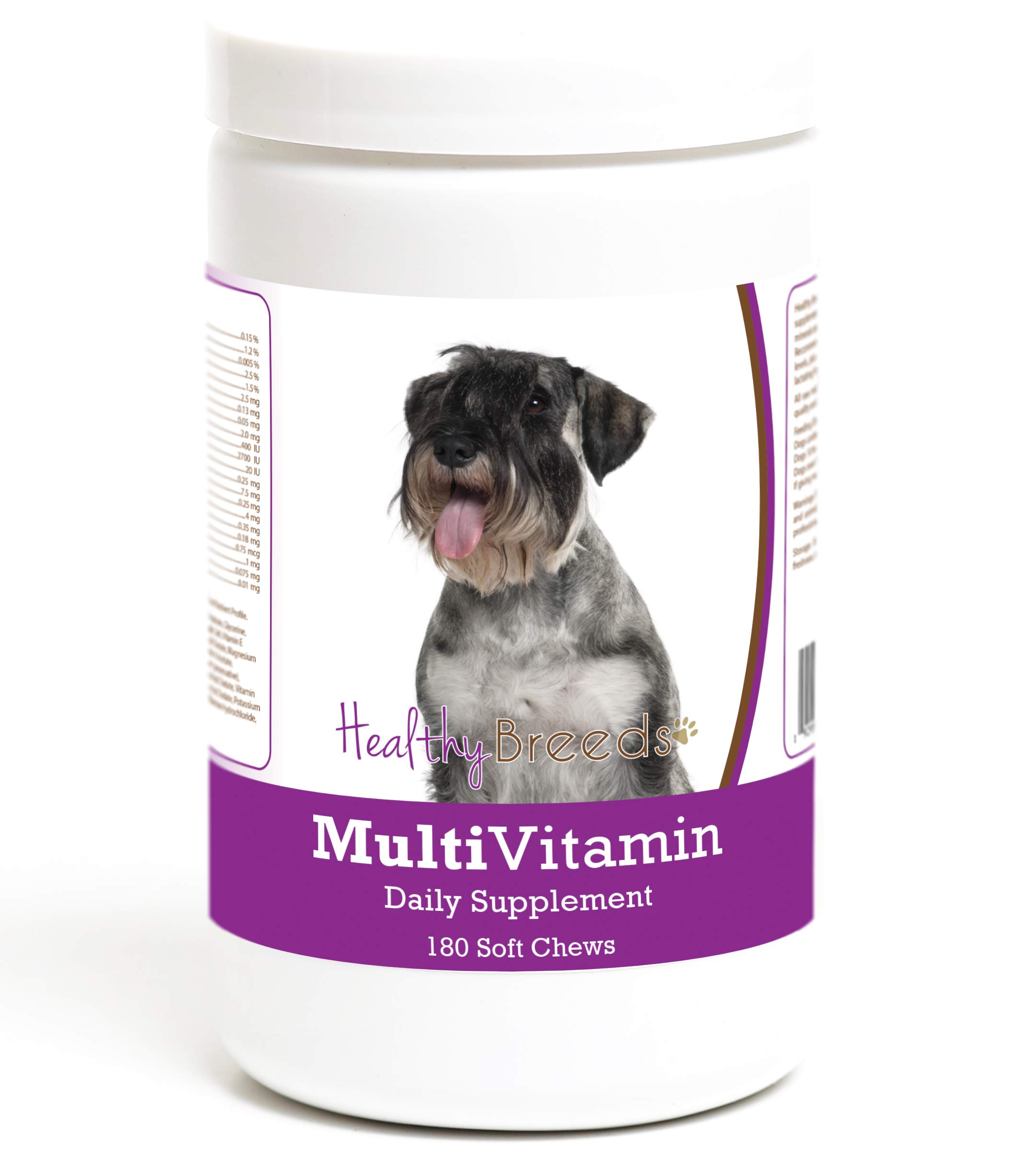 Healthy Breeds Standard Schnauzer Multivitamin Soft Chew for Dogs 180 Count