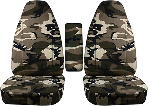 Miniatura 4 de TOTALLY COVERS Compatible con fundas de asiento de camión Ford RangerMazda Serie B 2004-2012 con funda de reposabrazos central camuflaje de árbol