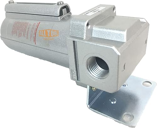 Miniatura 4 de 12 "NPT Heavy Duty Filtro de partículas de grado industrialtrampa de agua para líneas de aire comprimido de compresor de aire, 5u con cuenco de