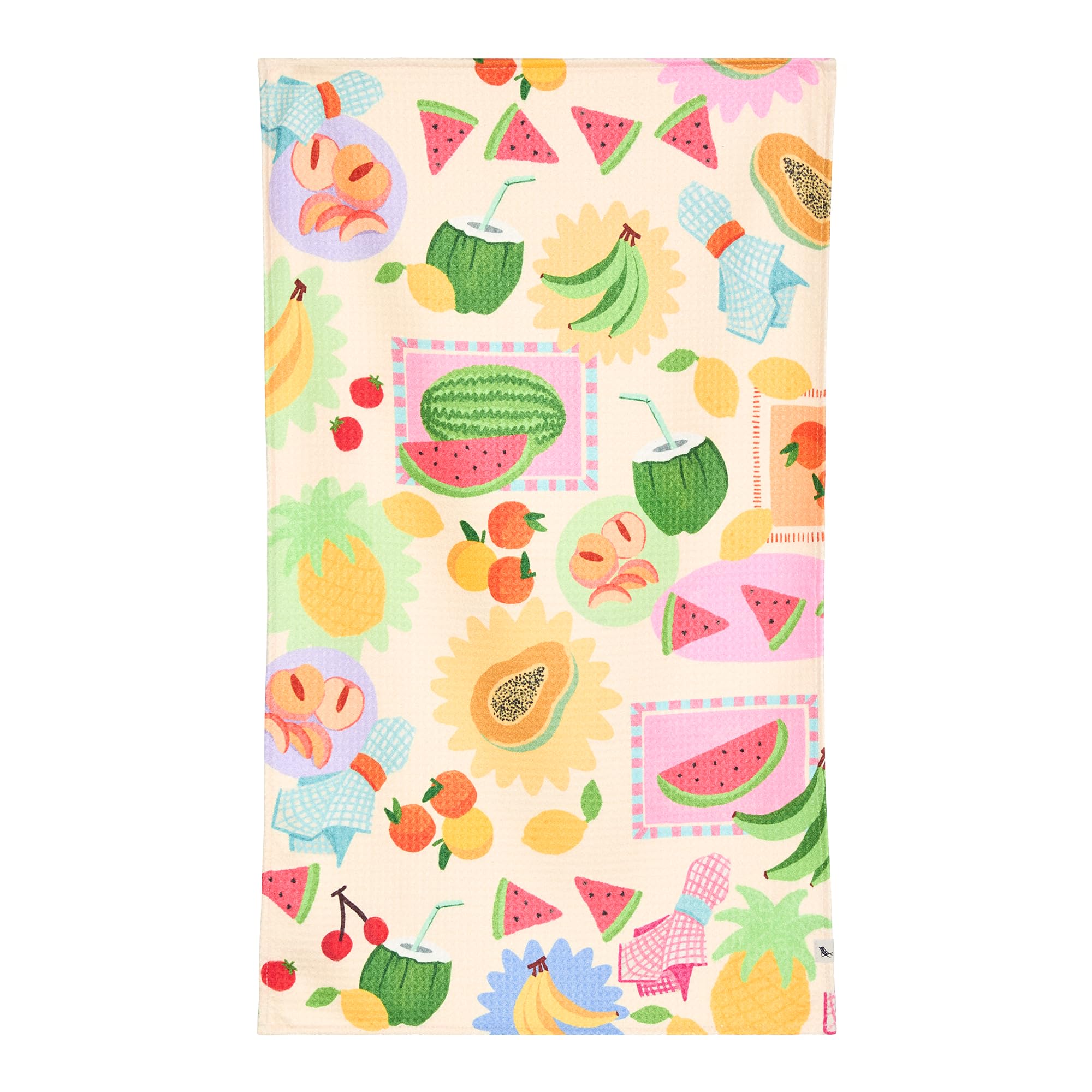 Dock & Bay Tea Towels - Quick-Drying Dish Towels in Thick Waffle Fabric - Medium Size 75x45cm, 29x17 - Tropical Punch