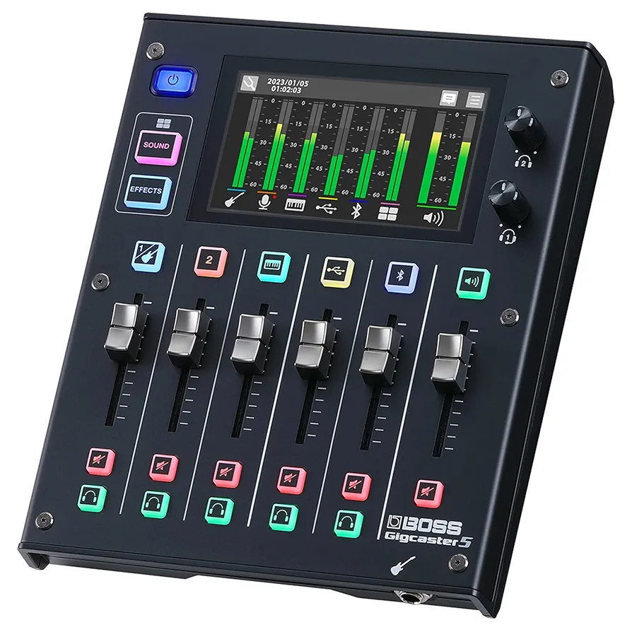 BOSS Gigcaster 5 デジタルミキサー Amazon.com: BOSS Gigcaster 5 Compact 5-Channel Audio