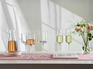 Paşabahçe ICONIC CHAMPAGNE GLASS 190 CC DROP LOGO (L) 6 OFFSET GIFT BOX 24 Paşabahçe PAŞABAHCE