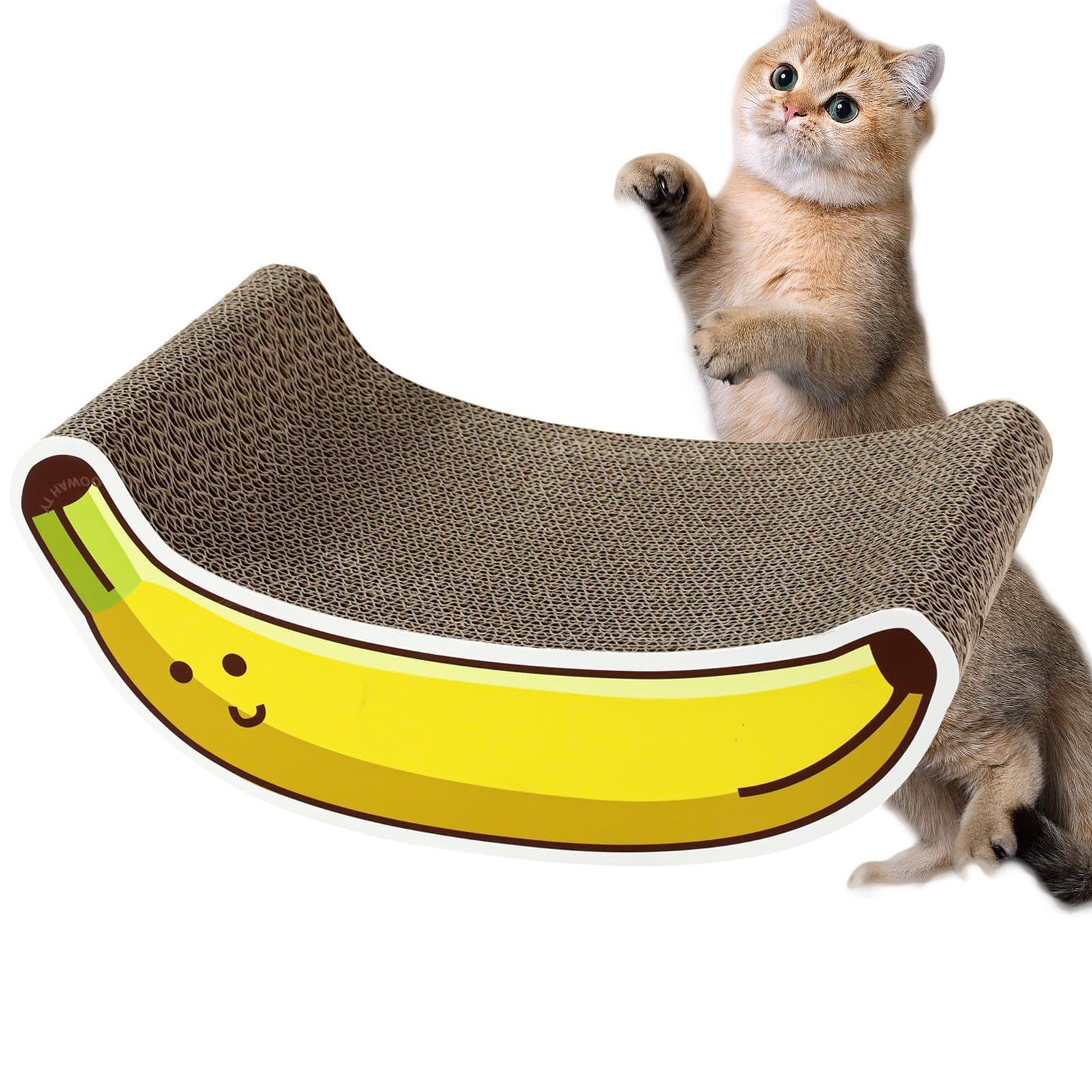 Grattoir pour chat en forme de carotte en carton végétal haut de gamme