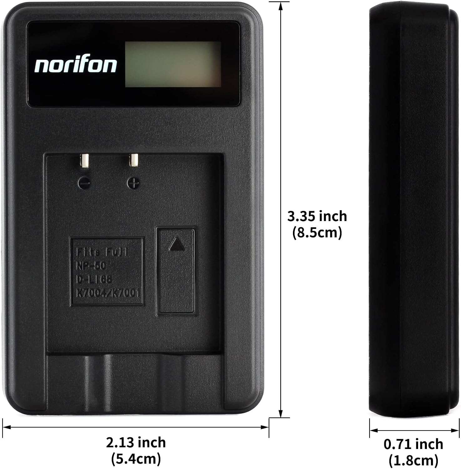 Norifon NP-50 LCD USB Charger for Fujifilm FinePix F200EXR image 4