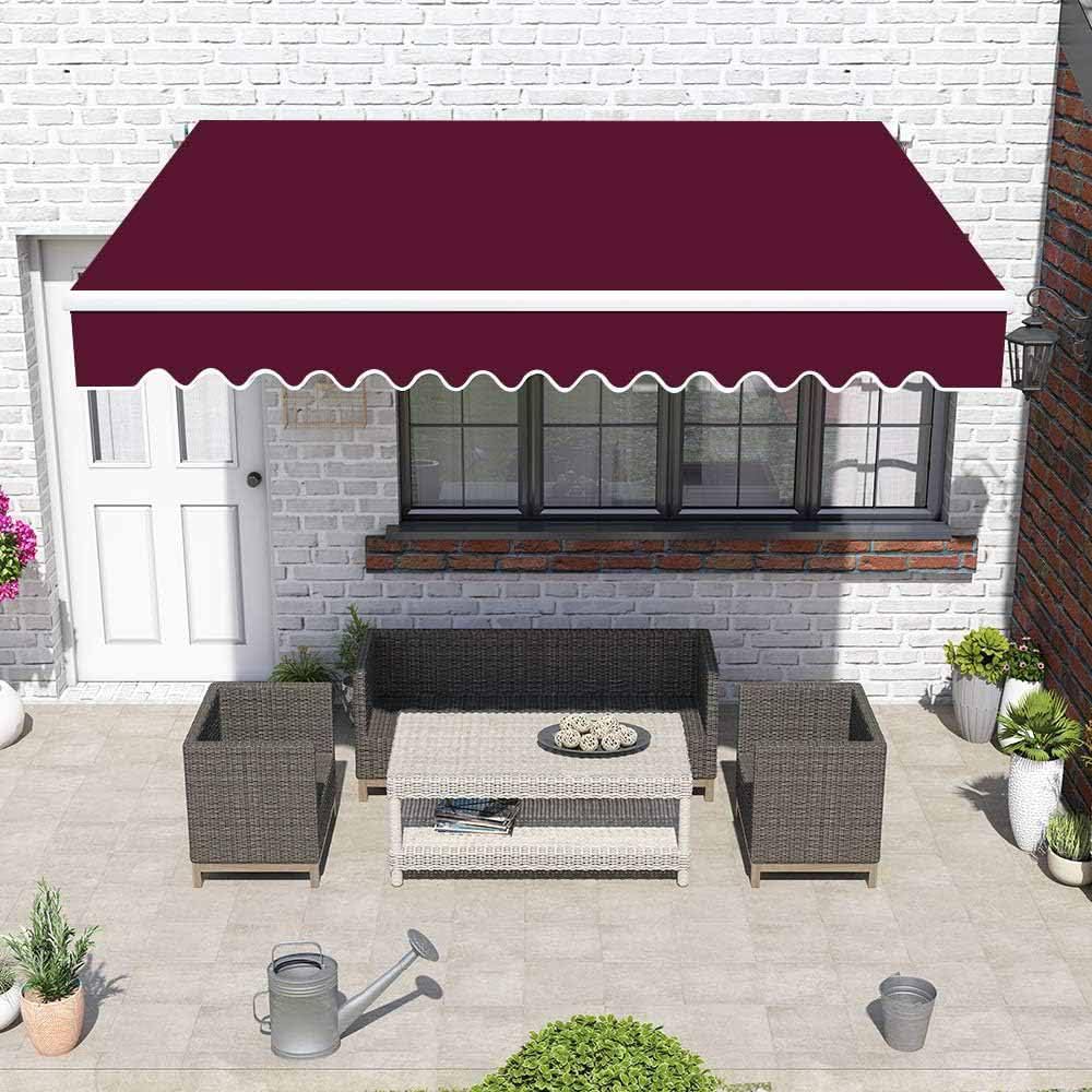 Toile pour auvent de jardin et terrasse 6x1.5m pour créer une ombre fraîche