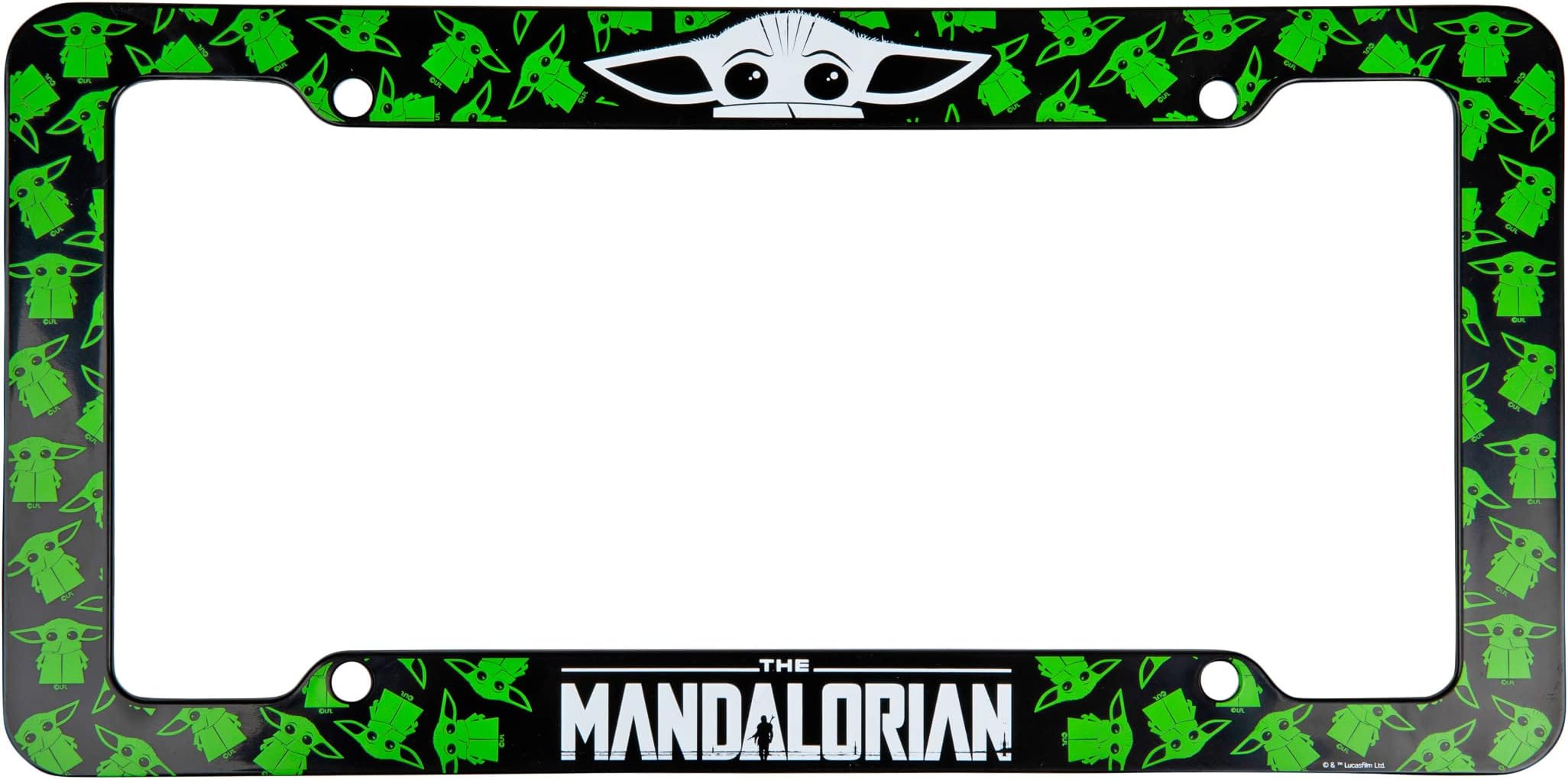 Star Wars The Mandalorian Chroma License Plate Frames: Plastic Car License Plate Covers & Frames