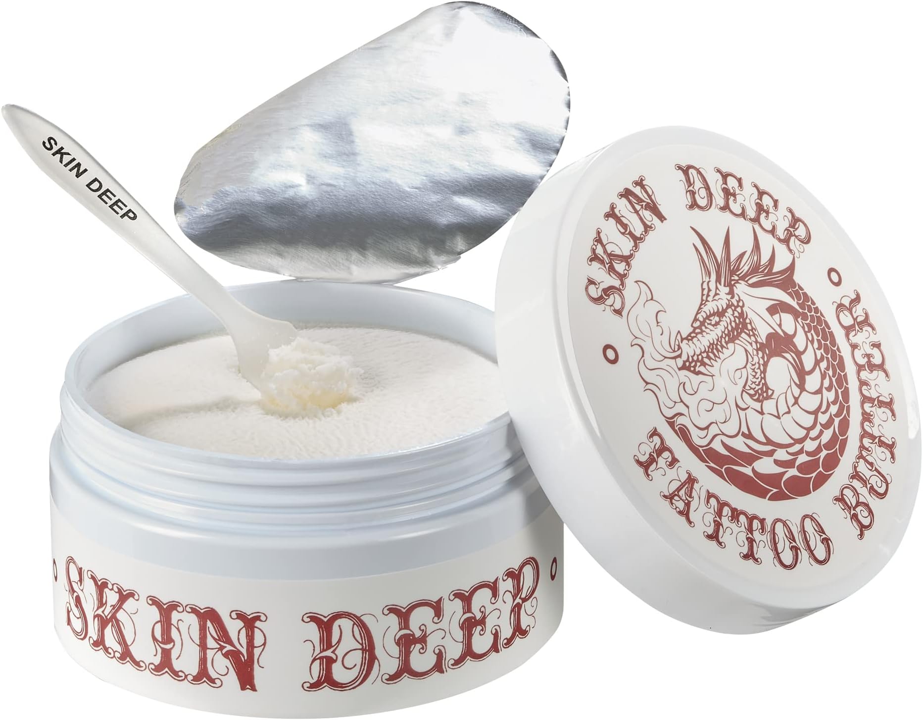 Skin Deep Dragon Butter (7 oz) A Tattoo Butter that is Better and Cheaper than Hustle Butter (1 Tub / 3 Applicators)