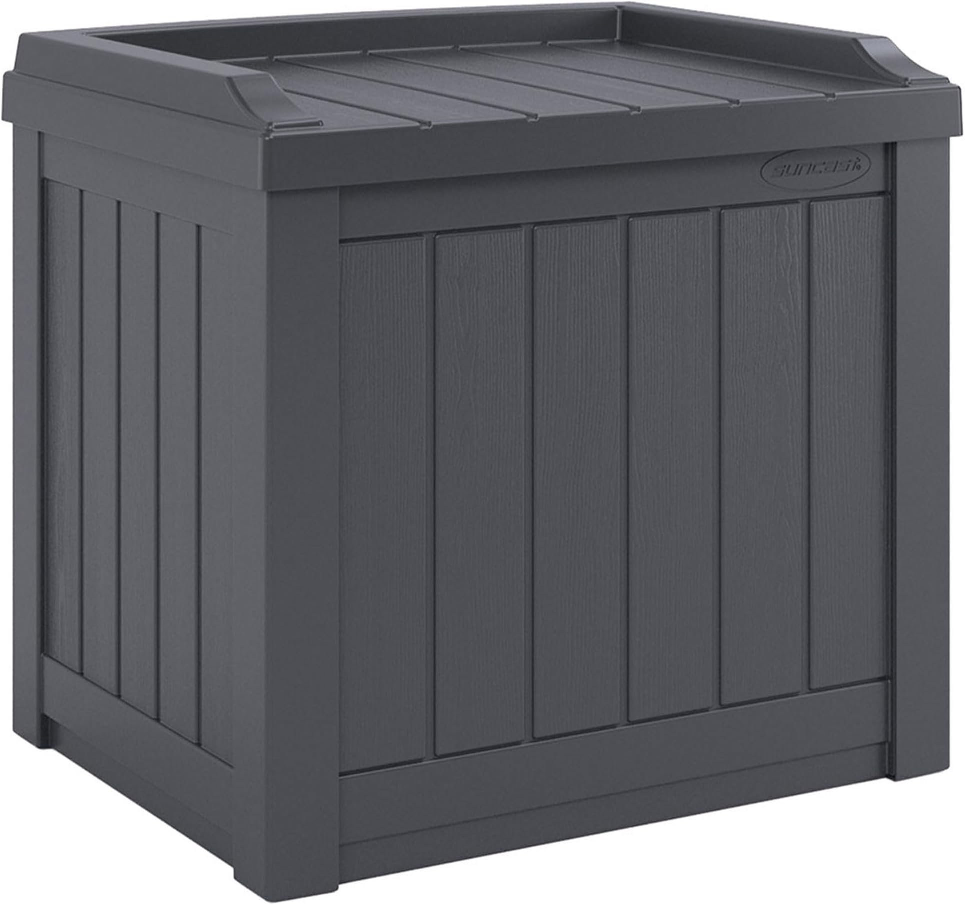 Rowlinson Suncast Florida 83L Storage Box - Cyberspace Grey
