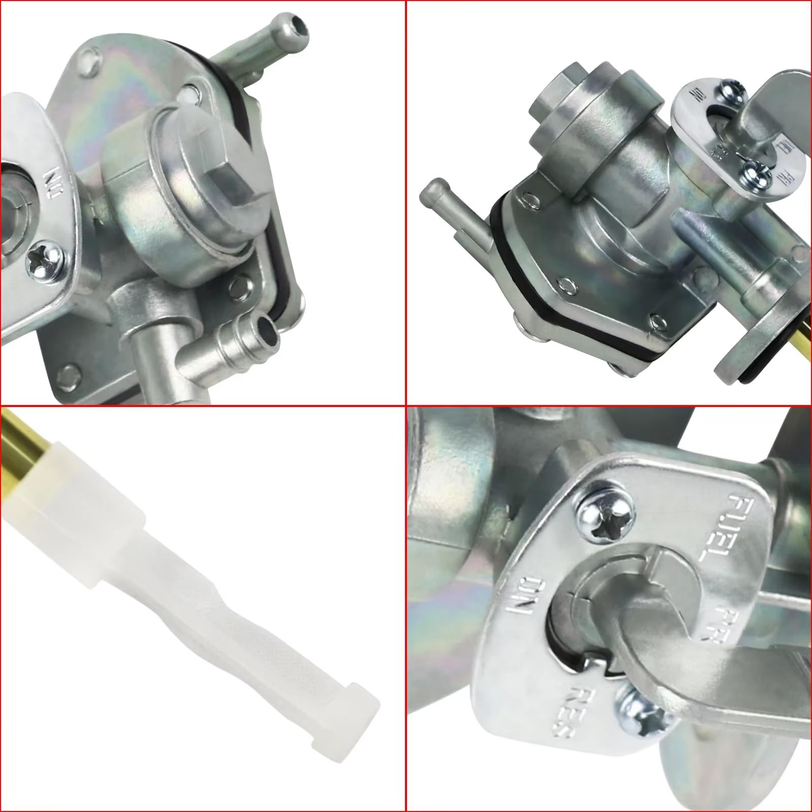 Gasolina Grifo Para Suzuki LTZ 250 400 80 LT80 LTF300F Quadsport Tanque Swith Válvula Combustible Conjunto Interruptor Llave Purga